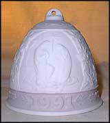 1991 Christmas Bell, Lladro Christmas Bell  #5803M MAIN