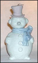 Snowman, Lladro Ornament  #5841 MAIN