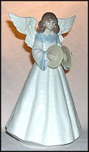 Angelic Cymbalist, Lladro Tree Topper  #5876 MAIN