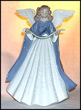 Angel Tree Topper (blue), Lladro Tree Topper  #5962 MAIN
