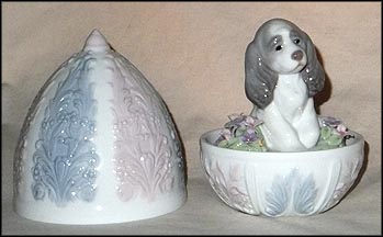 Puppy Surprise, Lladro Figurine  #6617 MAIN