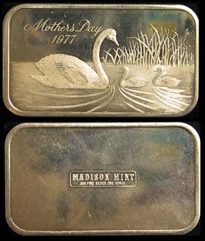 Mother's Day 1977' Art Bar by Madison Mint. MAIN