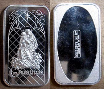 Christmas 1978' Art Bar by Madison Mint. MAIN