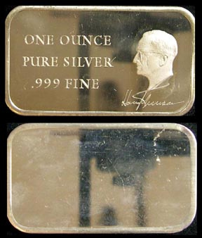 Harry Truman' Art Bar by Madison Mint. MAIN