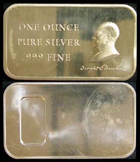 Dwight D. Eisenhower' Art Bar by Madison Mint. MAIN