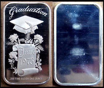 Graduation 1973' Art Bar by Madison Mint. MAIN