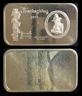 Thanksgiving 1973' Art Bar by Madison Mint. MAIN