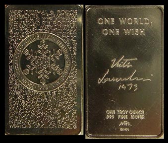One World, One Wish' Art Bar by Mount Everest Mint. MAIN