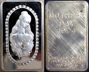 Mother’s Day 1974 w/Diamond' Art Bar by Mount Everest Mint. MAIN