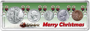 1942 Merry Christmas Coin Gift Set THUMBNAIL