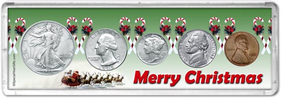 1945 Merry Christmas Coin Gift Set MAIN