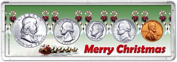 1957 Merry Christmas Coin Gift Set THUMBNAIL