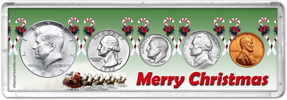 1965 Merry Christmas Coin Gift Set MAIN