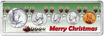1967 Merry Christmas Coin Gift Set THUMBNAIL