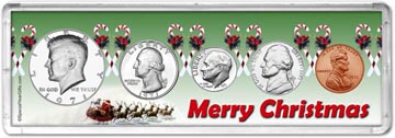 1971 Merry Christmas Coin Gift Set THUMBNAIL