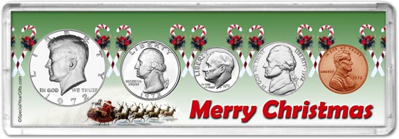 1972 Merry Christmas Coin Gift Set MAIN