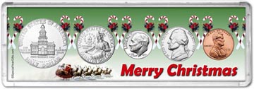 1975 Merry Christmas Coin Gift Set THUMBNAIL