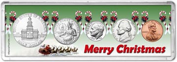 1976 Merry Christmas Coin Gift Set THUMBNAIL