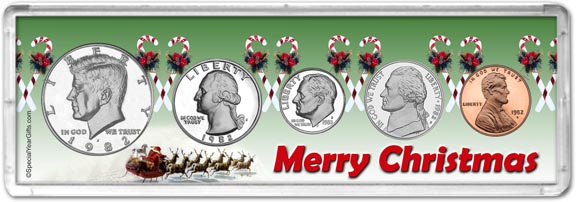 1982 Merry Christmas Coin Gift Set MAIN