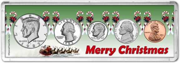 1983 Merry Christmas Coin Gift Set LARGE