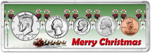 1987 Merry Christmas Coin Gift Set MAIN