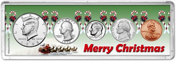1995 Merry Christmas Coin Gift Set MAIN