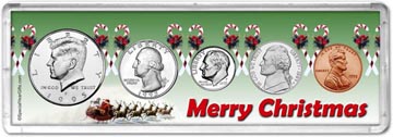 1995 Merry Christmas Coin Gift Set THUMBNAIL