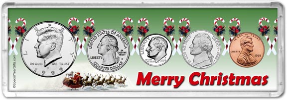 1999 Merry Christmas Coin Gift Set MAIN