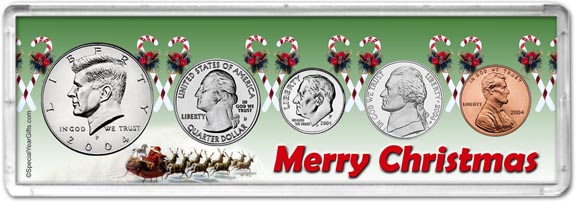 2004 Merry Christmas Coin Gift Set LARGE