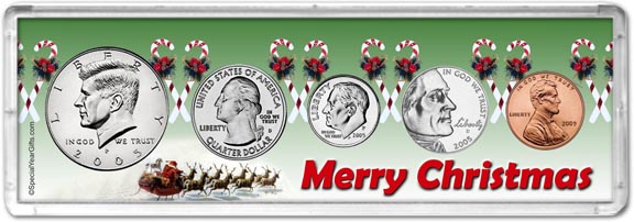 2005 Merry Christmas Coin Gift Set MAIN