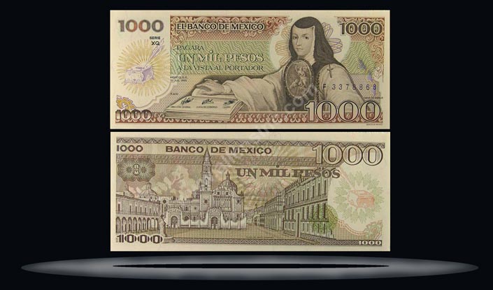 Mexico Banknote, 1000 Pesos, 19.7.1985, P#85 MAIN
