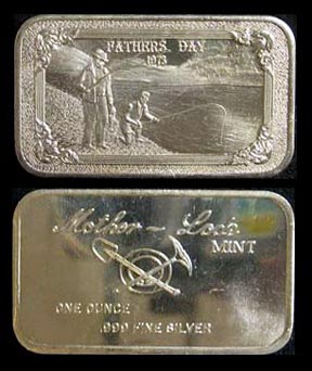 Father's Day 1973' Art Bar by Mother Lode Mint. MAIN