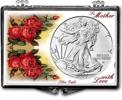 Mother’s Day, To Mother With Love, American Silver Eagle Gift Display THUMBNAIL