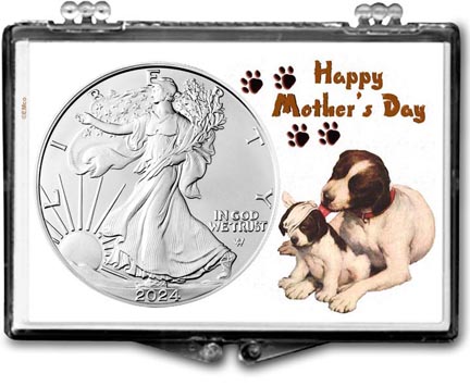 2024 Happy Mother’s Day American Silver Eagle Gift Display LARGE