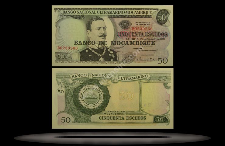 Mozambique Banknote, 50 Escudos, ND (1976), P#116 MAIN