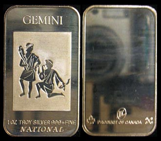 Gemini' Art Bar by National Mint. MAIN