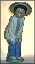 Asian Boy Leaning Over (Matte)  #06623 MAIN