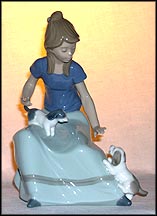 Girl With Puppies  #06670 MAIN