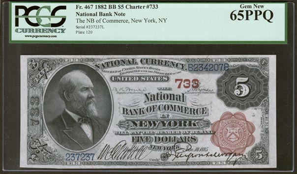 The National Bank of Commerce in New York, New York, Charter 733 MAIN