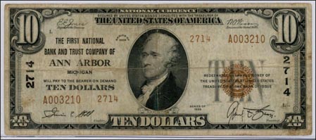 First National Bank & Trust Company of Ann Arbor, Michigan, Charter 2714 MAIN