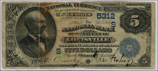 National Bank of Kentucky of Louisville, Kentucky, Charter S5312 LARGE