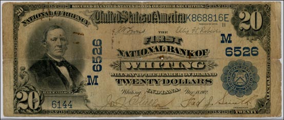First National Bank of Whiting, Indiana, Charter M6526 MAIN