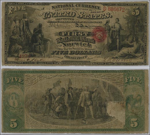 First National Bank of Norwich, Connecticut, Charter 458 LARGE