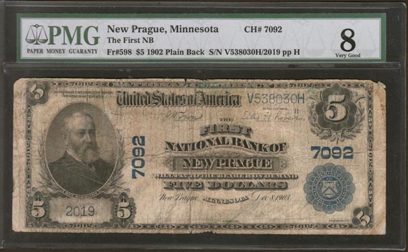 First National Bank of New Prague, Minnesota, Charter M7092 MAIN