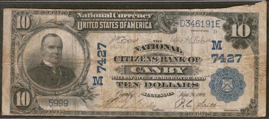 National Citizens Bank of Canby, Minnesota, Charter 7427 LARGE