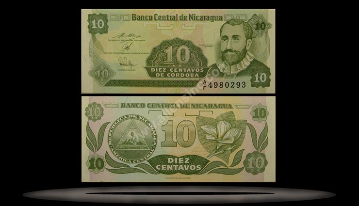 Nicaragua Banknote, 10 Centavos, ND (1991), P#169a MAIN