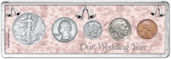 1935 Our Wedding Year Coin Gift Set MAIN
