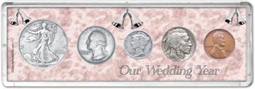1935 Our Wedding Year Coin Gift Set THUMBNAIL