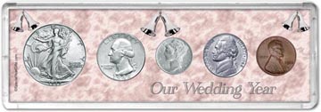 1942 Our Wedding Year Coin Gift Set THUMBNAIL