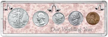 1945 Our Wedding Year Coin Gift Set THUMBNAIL